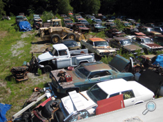 Vintage Chevy auto parts yard, vintage Chevy car parts junkyard, antique Chevrolet junk yard car parts, old Chevy auto salvage yard, antique Chevy car replacement parts